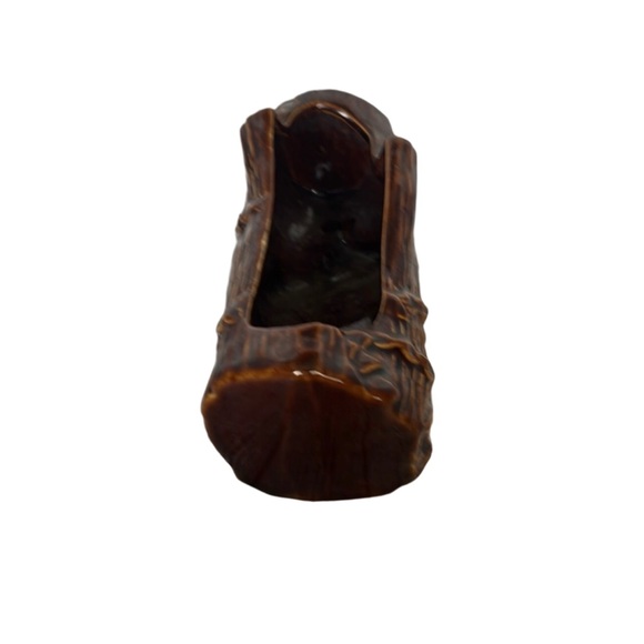 Vintage McCoy Log Planter. Pre Owned - Picture 2 of 4